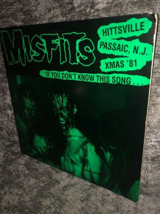 Rare Misfits Xmas 81 12” Red Vinyl Record Lp If You Dont Know This Horror Punk