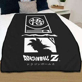 Dragon Ball Z Goku Black Fleece Throw Blanket 60 " X 46 " Anime Soft Plush