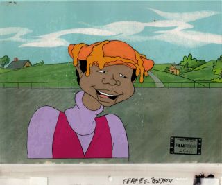 Fat Albert & The Gang Rudy Production Animation Cel Filmation 1972 - 75