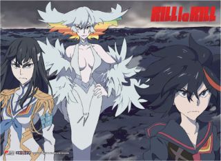 Kill La Kill Satsuki And Ryuko Wall Scroll Poster Anime Manga