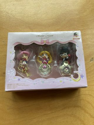 Bandai Shokugan Twinkle Dolly Sailor Moon Tuxedo Mask Chibimoon Special Set Of 3