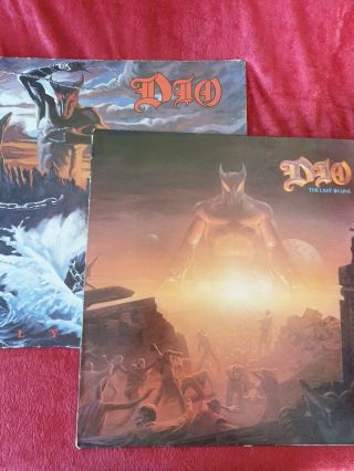 Dio The Last In Line Holy Diver Vinyl Lp 1984 Vertigo Verl 16 Vers 5
