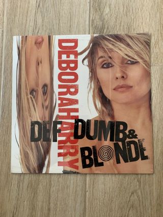 Deborah Debbie Harry Def Dumb & Blonde Italy Lp Sire 1989