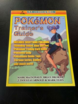 Nos 1999 Gamebooks Pokemon Trainer 