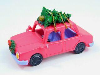 Hawthorne Village The Simpsons Christmas " Bringing Home The Tree " Car Figurine