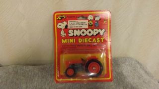 Snoopy Mini Diecast Charlie Brown On A Kubota Tractor Aviva