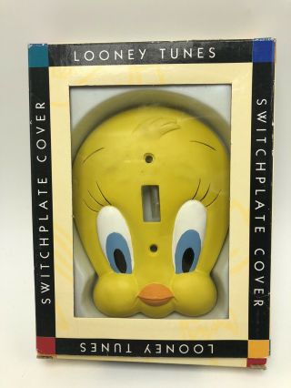 Vintage 1995 Warner Bros Store Looney Tune Tweety Bird Switchplate Switch Plate