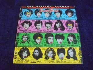 The Rolling Stones - Some Girls 1978 Uk Lp Rolling Stones W/lucille Ball Sleeve