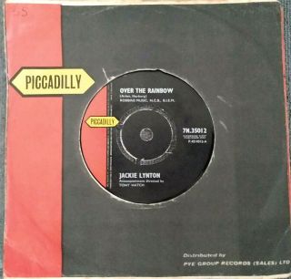 Jackie Lynton ‎– Over The Rainbow / High In The Misty Sky - Piccadilly 7n.  35012