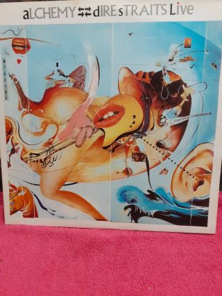 Dire Straits Live Alchemy 1984 Double Record Vinyl Lp Gatefold