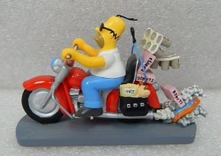 The Simpsons 3728 Rebel Without A Donut Misadventures Of Homer Sculpture Figure