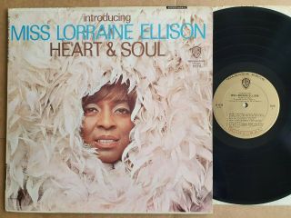 Lorraine Ellison ‎– Heart & Soul 1967 Usa Vinyl Lp