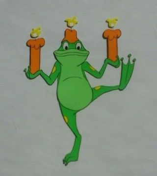 Groovie Goolies Animation Cell,  Hopping Frog.