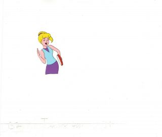 Archie Funhouse Betty Production Animation Art Cel Filmation 1970 - 1971 01