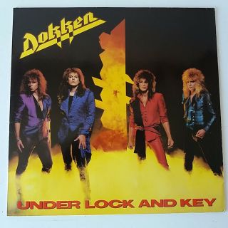 Dokken - Under Lock And Key - Vinyl Lp Europe 1st Press 1985 Ex/ex,