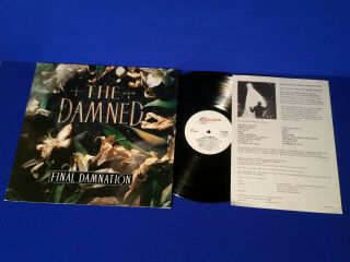 The Damned Final Damnation 1989 Lp Ex/ Ex With Insert Esslp 008