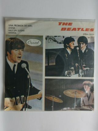 Beatles A Taste Of Honey / Anna Mexican Import Ep 4 Songs