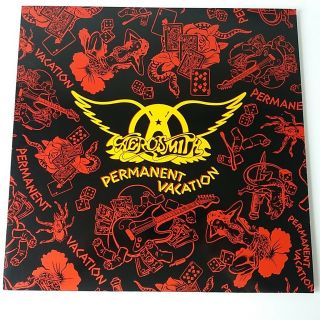 Aerosmith - Permanent Vacation - Vinyl Lp Europe 1st Press 1987 Ex,  /nm
