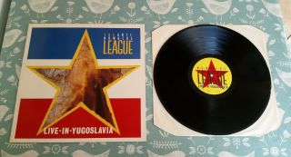The Anti - Nowhere League Live In Yugoslavia 1983 Uk Lp A2 B2 Ex/ex,  Punk Rock