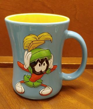 R132 Looney Tunes Xpres 2002 Marvin Martian Where’s The Kaboom Coffee Mug Cup