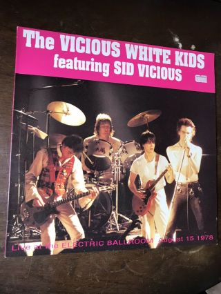 The Vicious White Kids - S/t Red Vinyl Lp Sex Pistols Sid Vicious