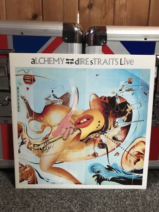 Dire Straits Live Alchemy 1984 Double Record Vinyl Lp Very11 Classic Rock Vg,