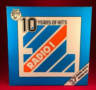 Various Radio 1 10 Years Of Hits 1977 Uk Double Vinyl Lp One