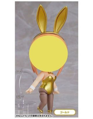 Good Smile Company Nendoroid More Dress Up Bunny Gold Body Suit Ears Figure 2