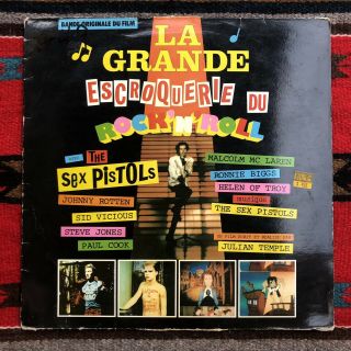 Sex Pistols The Great Rock N Roll Swindle Vinyl Vintage 1981 Punk French Import