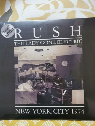 Rush The Lady Gone Electric York City 1974 12 " Double White Vinyl New&sealed