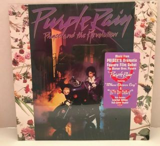 Prince And The Revolution Purple Rain Album Lp 1984 (plastic On Outside In Pict)