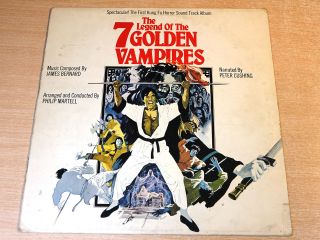 James Bernard/the Legend Of The 7 Golden Vampires/1974 Warner Bros Soundtrack Lp