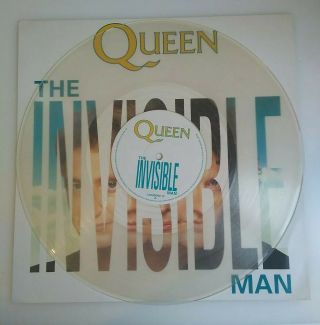 Queen - The Invisible Man - Uk 12 " Clear Vinyl 12queenx12