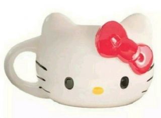 Hello Kitty Head Oversized 18 Oz Sculpted Coffee Tea Ceramic Mug