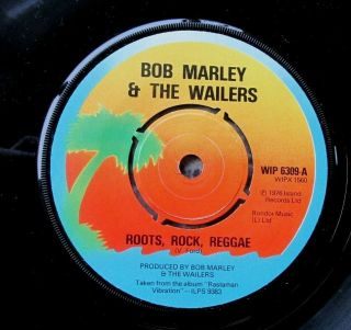 Bob Marley & The Wailers Roots,  Rock,  Reggae 1976 Uk 7 " Vinyl Single