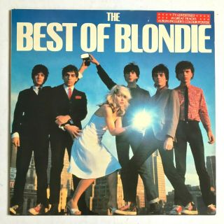 BLONDIE The Best Of Blondie 1981 Compilation LP,  DEBBIE HARRY POSTER VG, 2