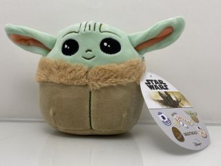 Disney Star Wars Baby Yoda 5” Mandalorian The Child Mini Squishmallow Toy Plush