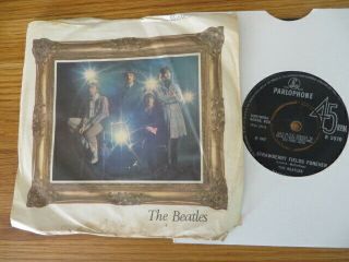 The Beatles Strawberry Fields Forever - Uk Parlophone 1967 1st