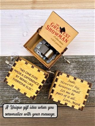 The Greatest Showman Music Box - A Million Dreams Music Box - Hugh Jackman Gift