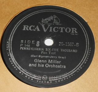 RCA Victor 20 - 1567 Glenn Miller Star Dust / Pennsylvania Six - Five Thousand 78rpm 2