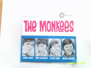 The Monkees (theme From) Singapore Pressing Nr Vinyl & Sleeve
