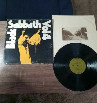 Black Sabbath ‎– Black Sabbath Vol 4 Vinyl,  Lp,  Album,  Gatefold: 1972,  Warner B
