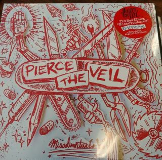 Pierce The Veil - Misadventures Lp Limited Edition White Vinyl Record