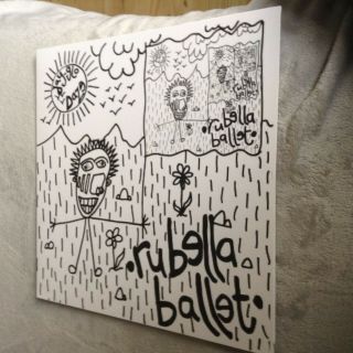 Rubella Ballet - Day - Glo Daze Lp (punk/crass/amebix/zounds/rudimentary Peni)
