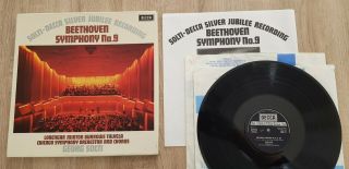 Decca 6bb 121/2 2 Lp Box Tas List Nm Solti - Beethoven Symphony 9 Vinyl Nm
