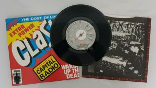 7 " Vinyl Record The Clash Cost Of Living Ep 1979 Gatefold Cbs Records Uk 43