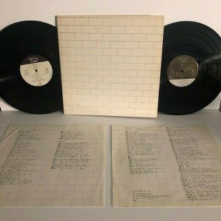 Pink Floyd The Wall Double Lp Vinyl 1979 Ex/ex Columbia 36183