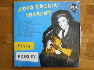 Elvis Presley 10 " Vinyl 1983 Good Rockin Tonight Compilation Rca 130.  252 Ex/ex