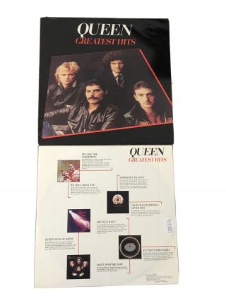 Queen - Greatest Hits 1981 Vinyl Lp Album Record