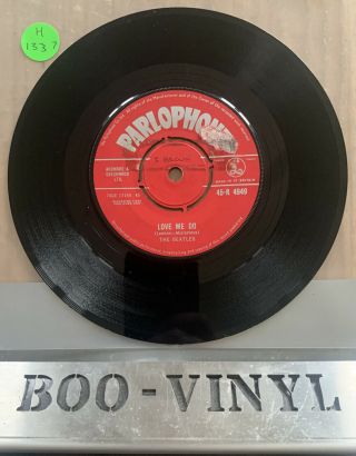 The Beatles - Love Me Do - 7  45 - R 4949 1962 Uk 1n /1n